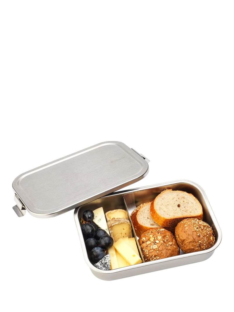 Brabantia stainless steel lunch box 2L matt steel, imported from the UK