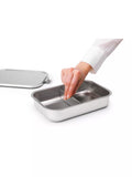 Brabantia stainless steel lunch box 2L matt steel, imported from the UK