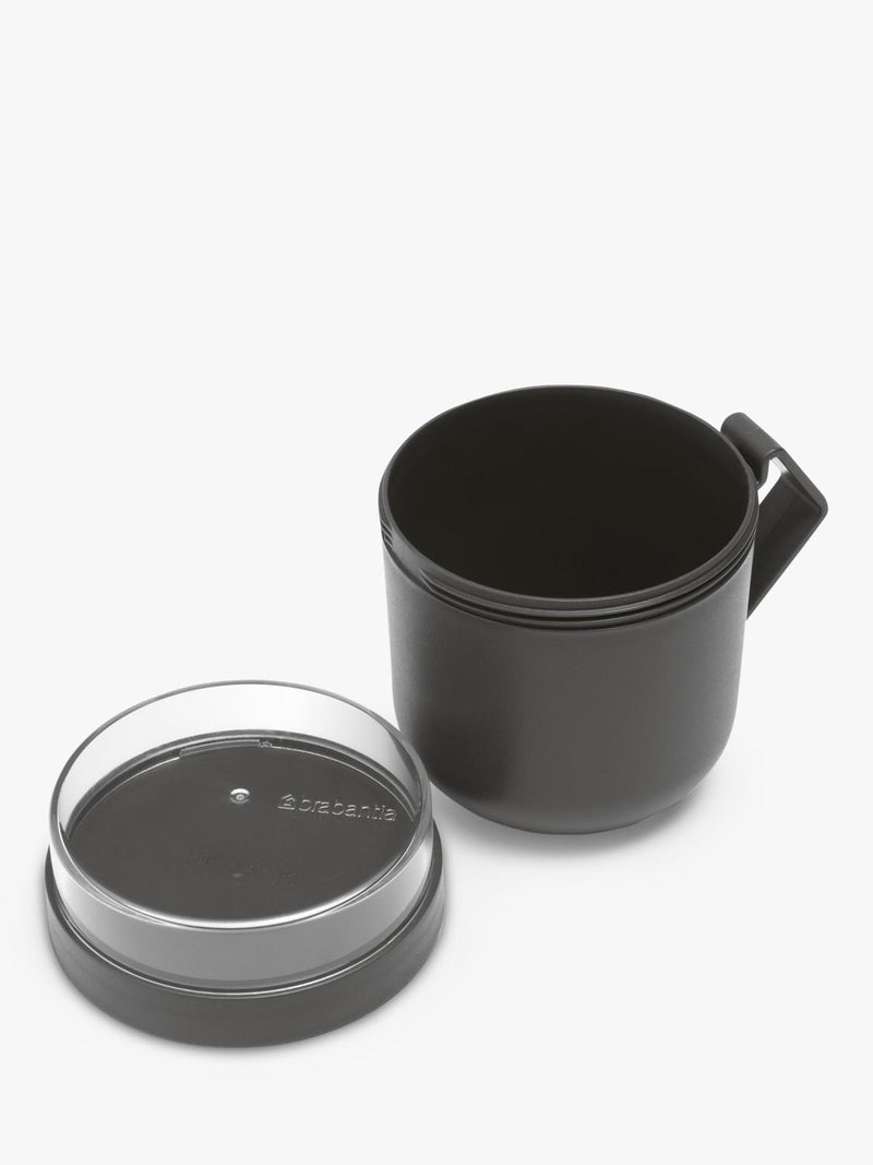 Brabantia Suppentasse 600ml mit Topping-Behälter (britische Marke)