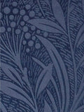 Laura Ashley Barley Embossed Square Cushion - Midnight Navy