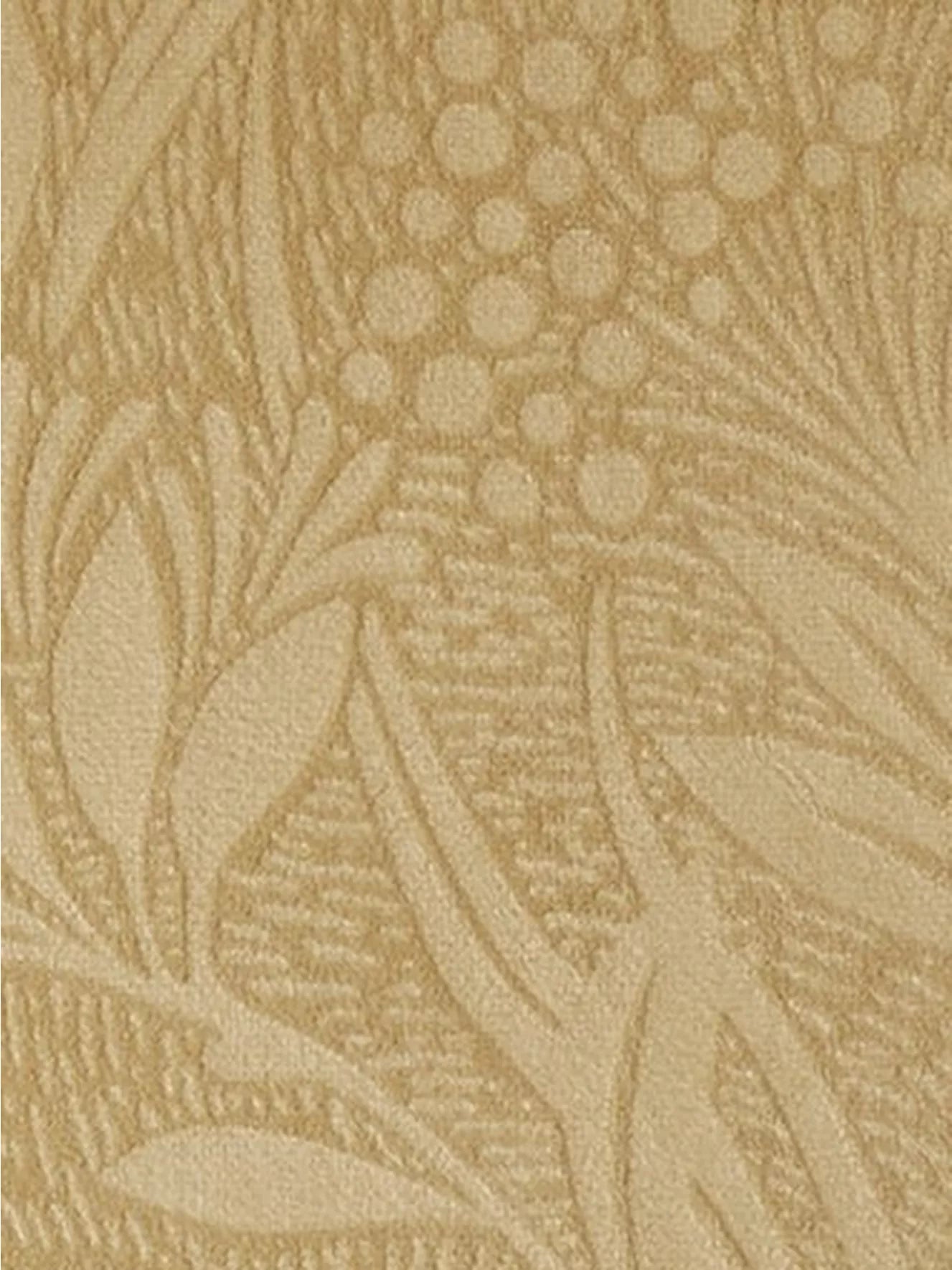 Laura Ashley Barley Embossed Square Cushion - Gold