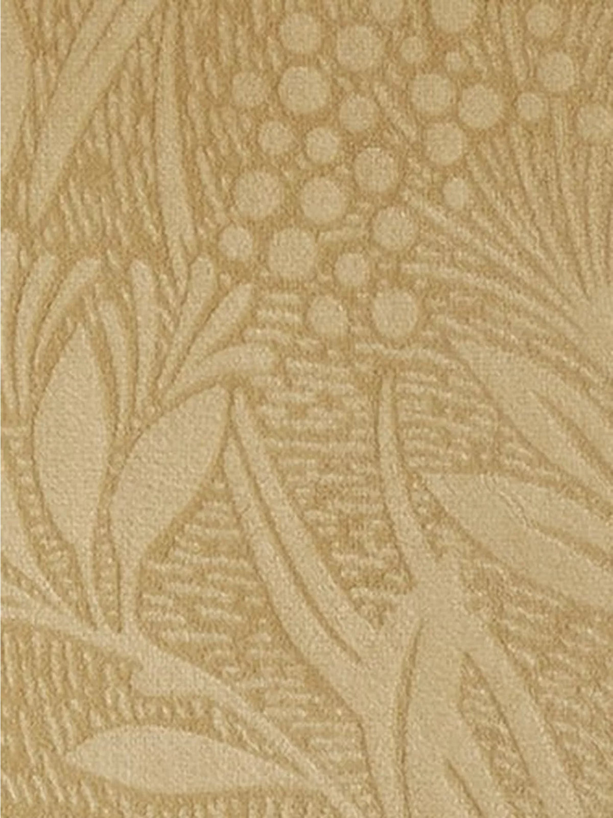 Laura Ashley Barley Embossed Square Cushion - Gold