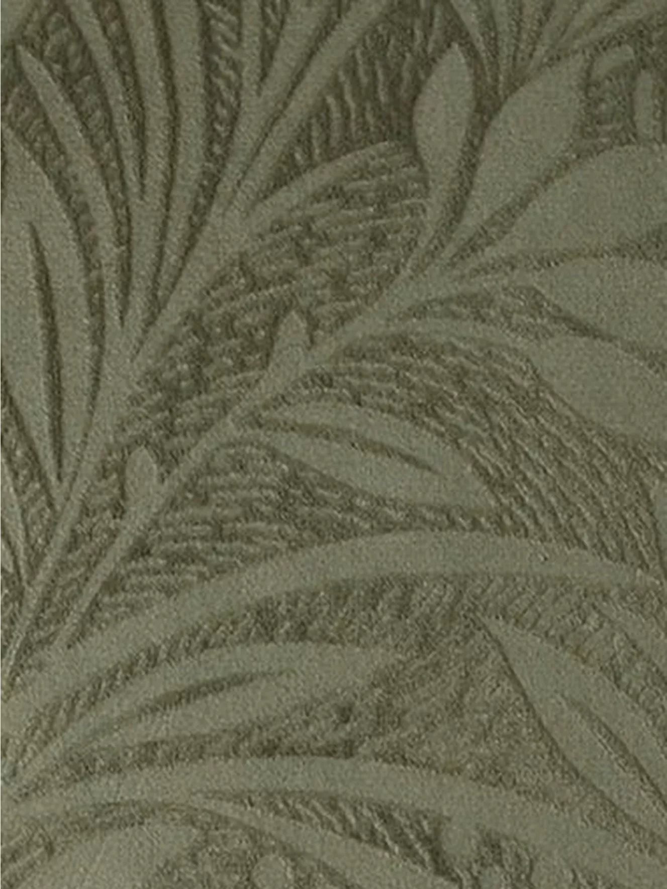 Laura Ashley Barley Embossed Square Cushion - Olive Green