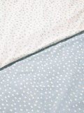 John Lewis blue spots cotton duvet cover and pillowcase set for cot - British product
