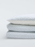 John Lewis blue spots cotton duvet cover and pillowcase set for cot - British product