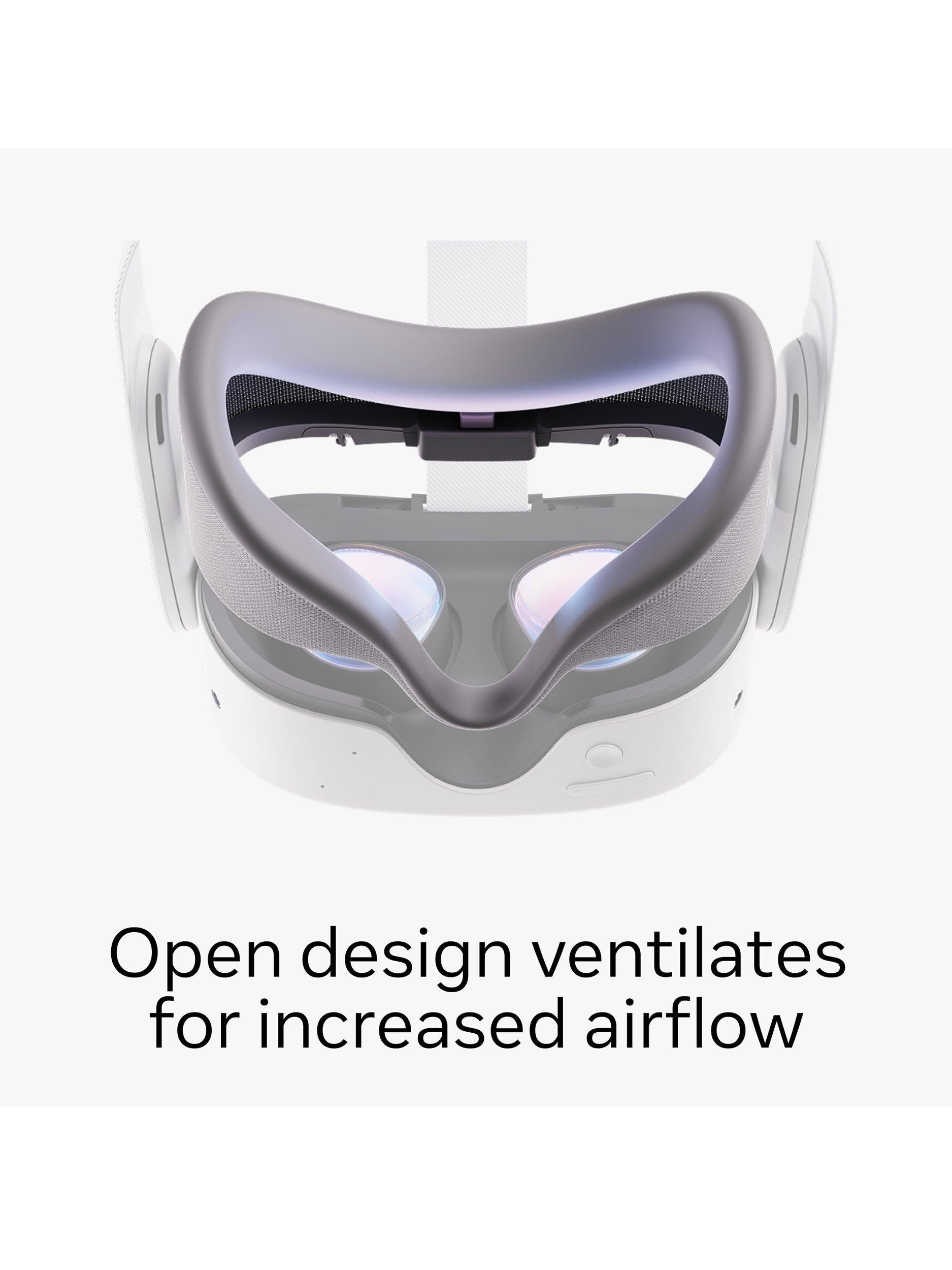 Meta Quest 3S breathable facial interface grey (British brand)