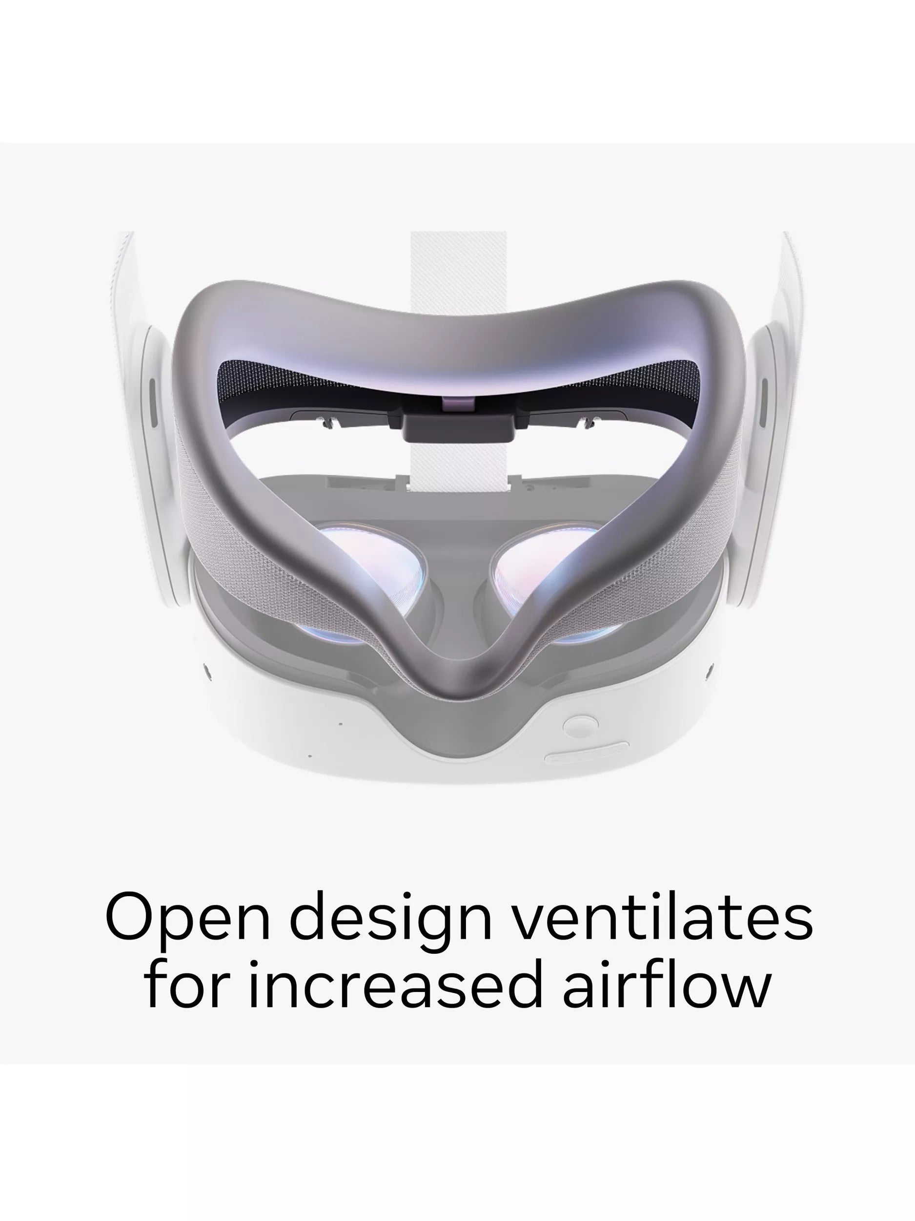 Meta Quest 3S breathable facial interface grey (British brand)