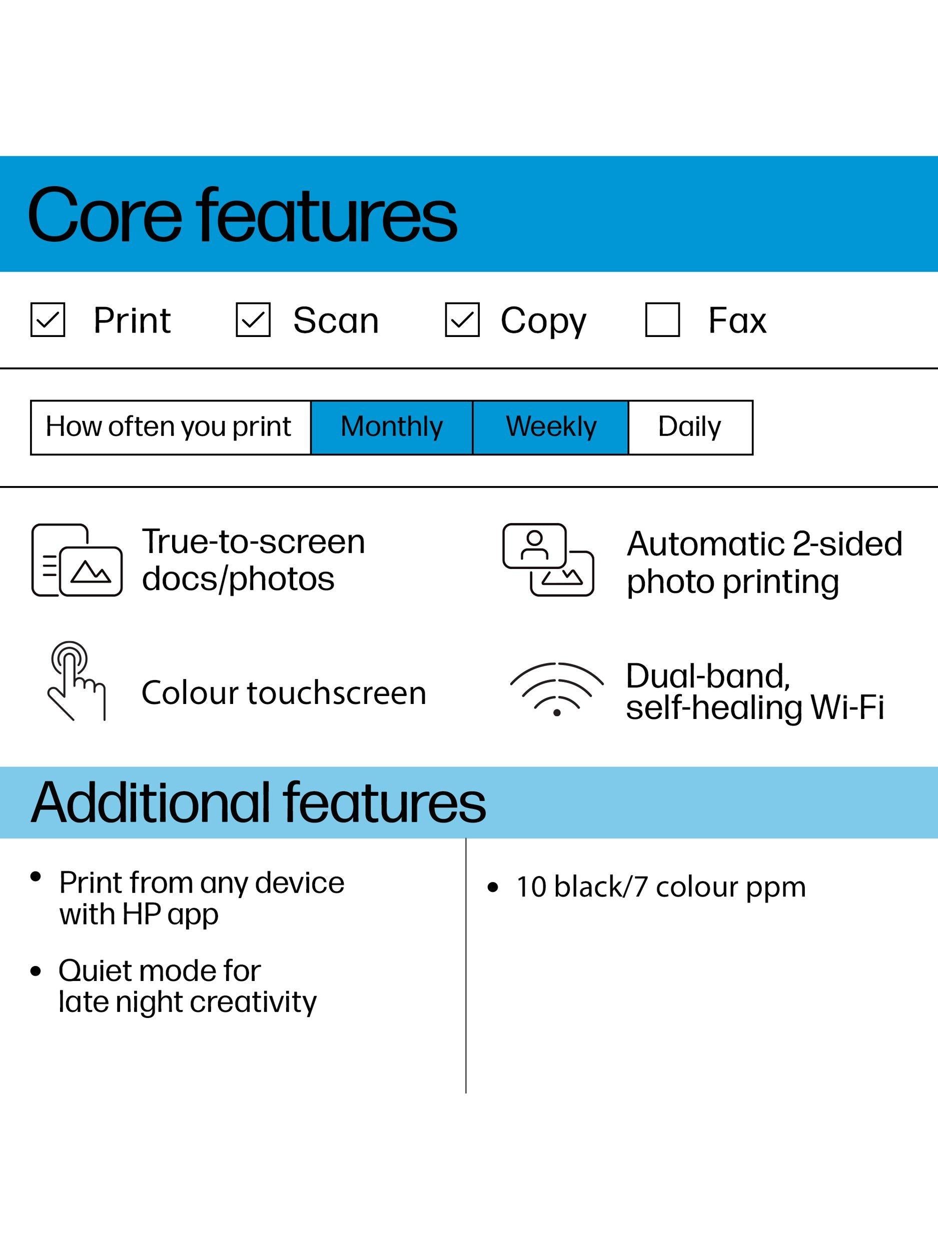 HP ENVY 6120e all-in-one wireless printer - British product
