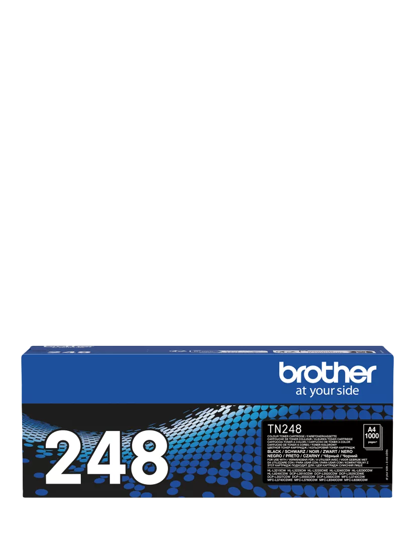 Brother TN-248 black toner cartridge for printers, UK version