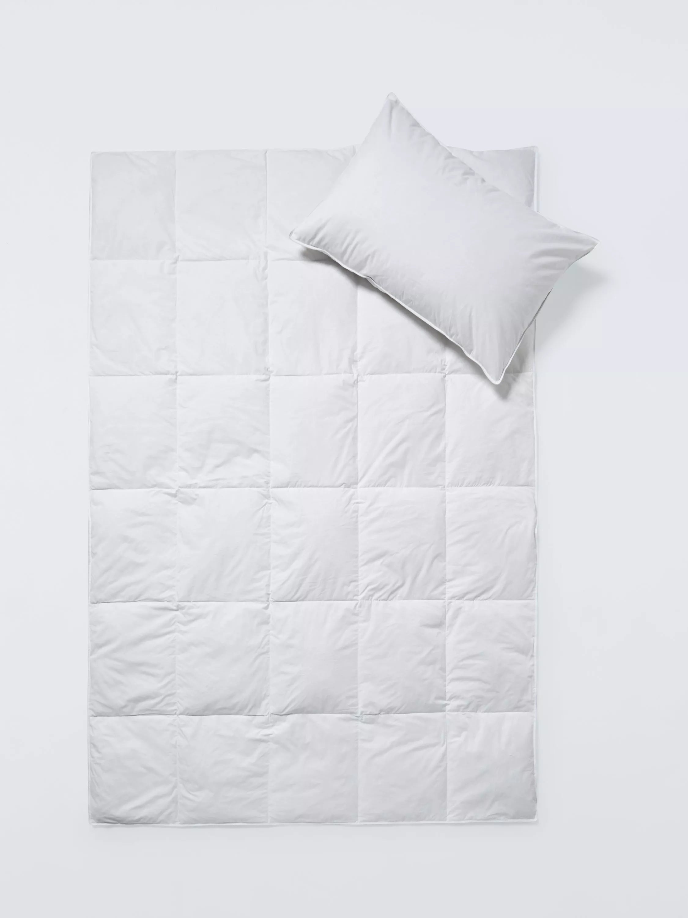 John Lewis single kids duck feather duvet pillow set, UK version