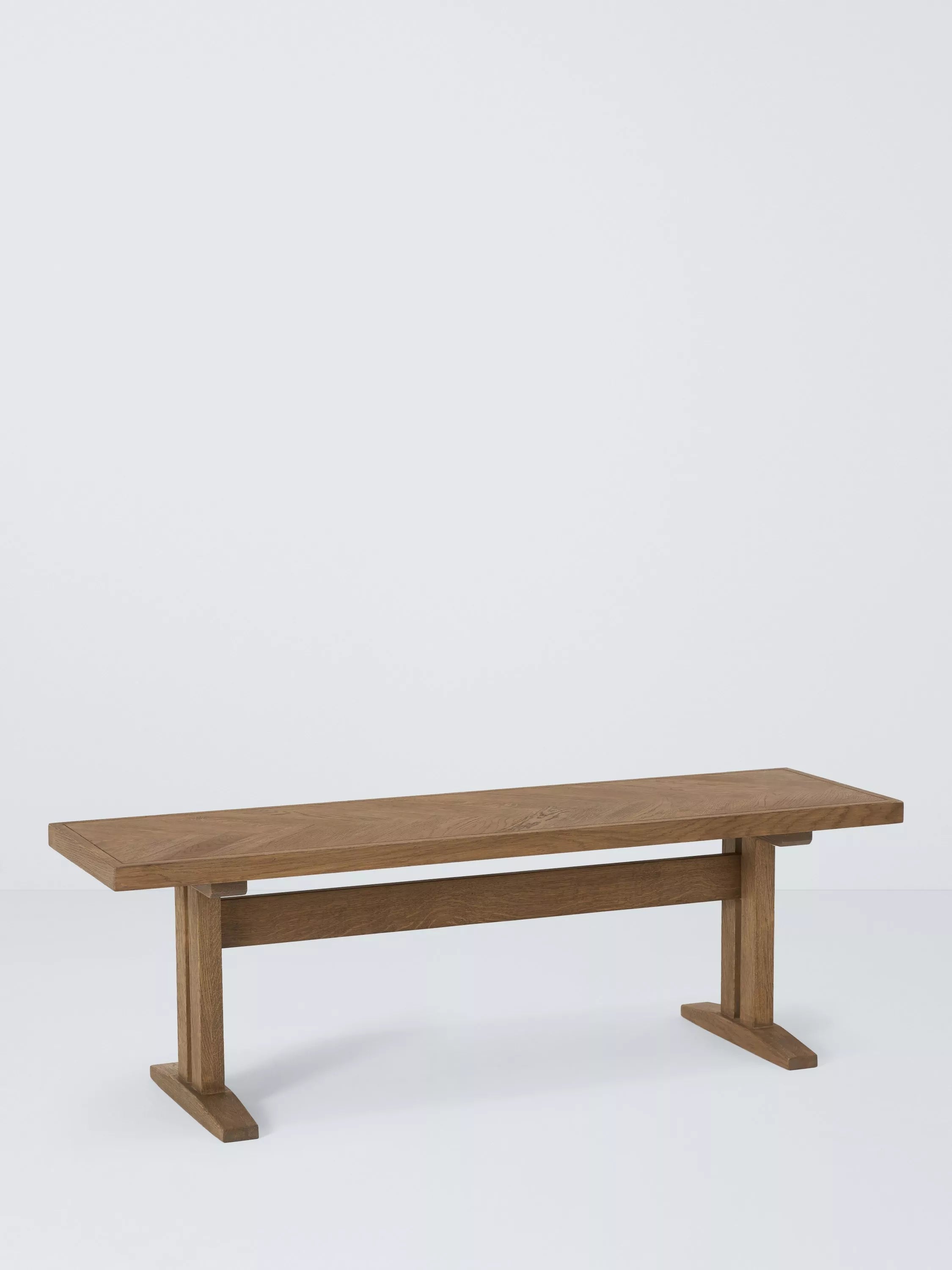 John Lewis Estate 3 Seater Bench Natural