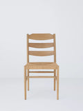 John Lewis Reed dining chair white grain oak, UK version
