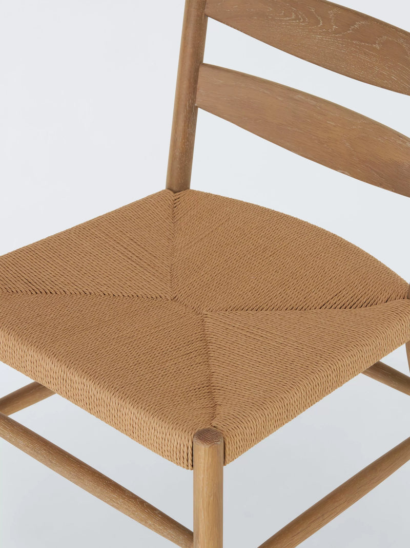John Lewis Reed dining chair white grain oak, UK version