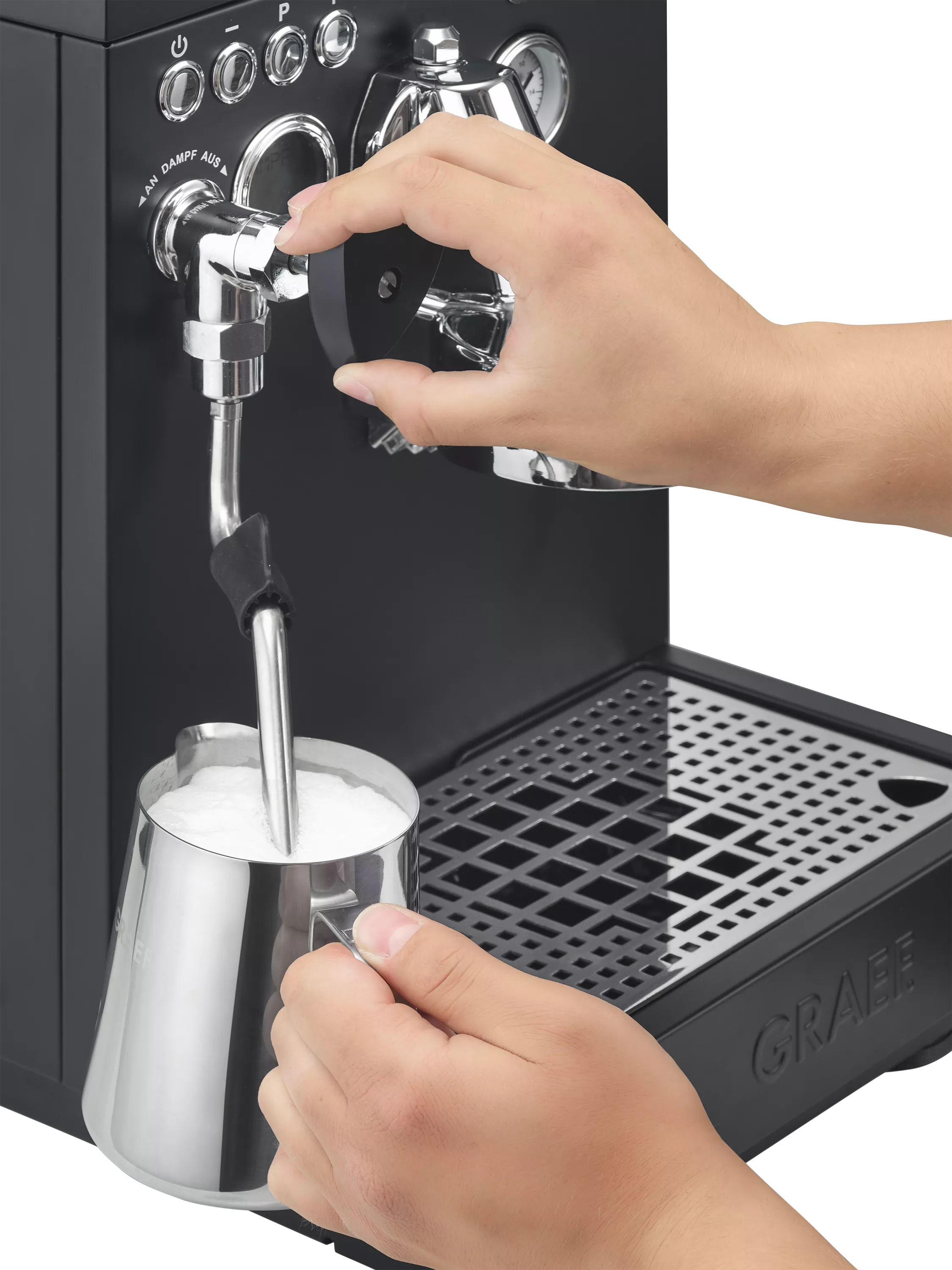 Graef Batessa coffee machine black, imported from the UK