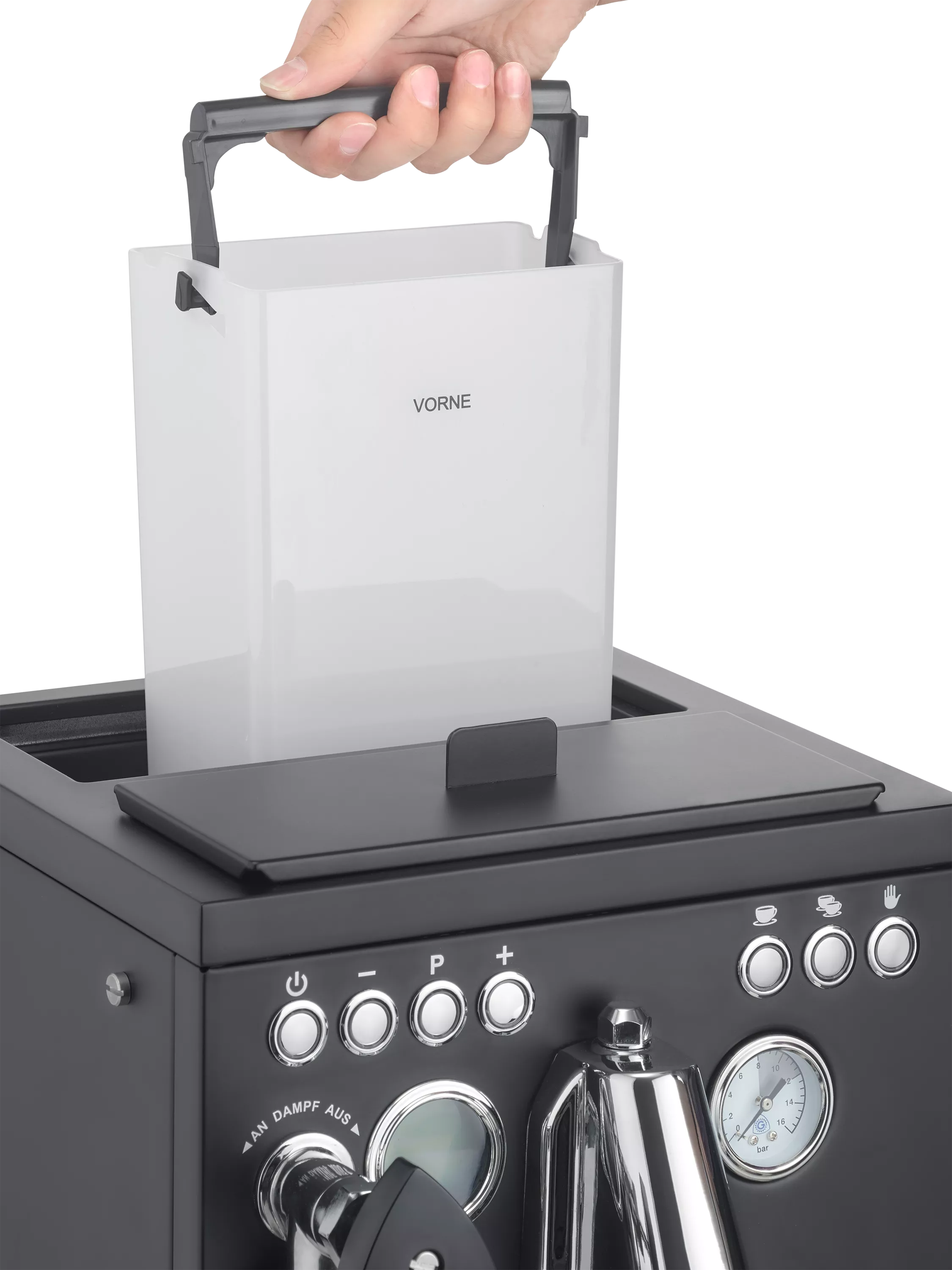 Graef Batessa coffee machine black, imported from the UK