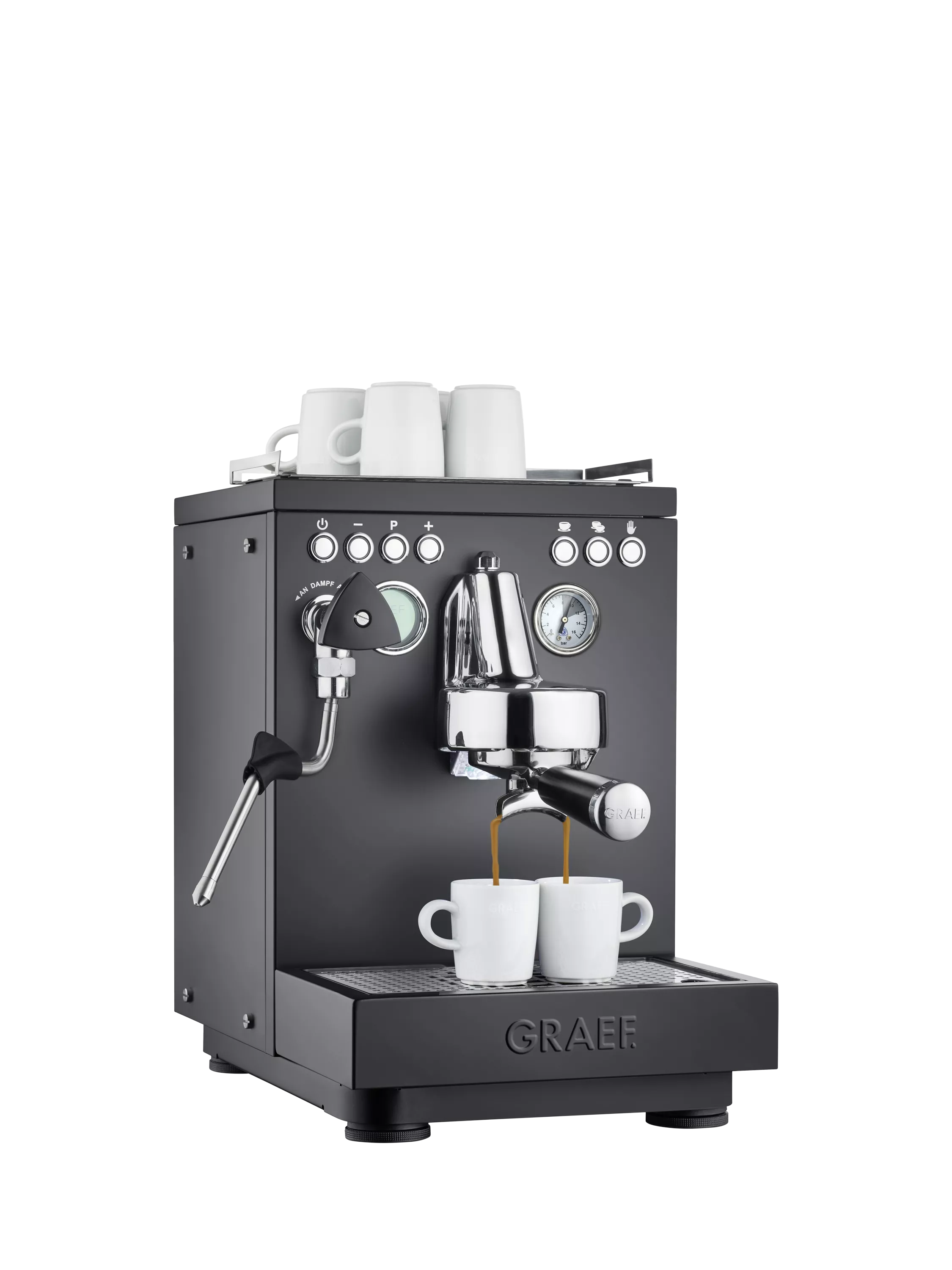 Graef Batessa coffee machine black, imported from the UK