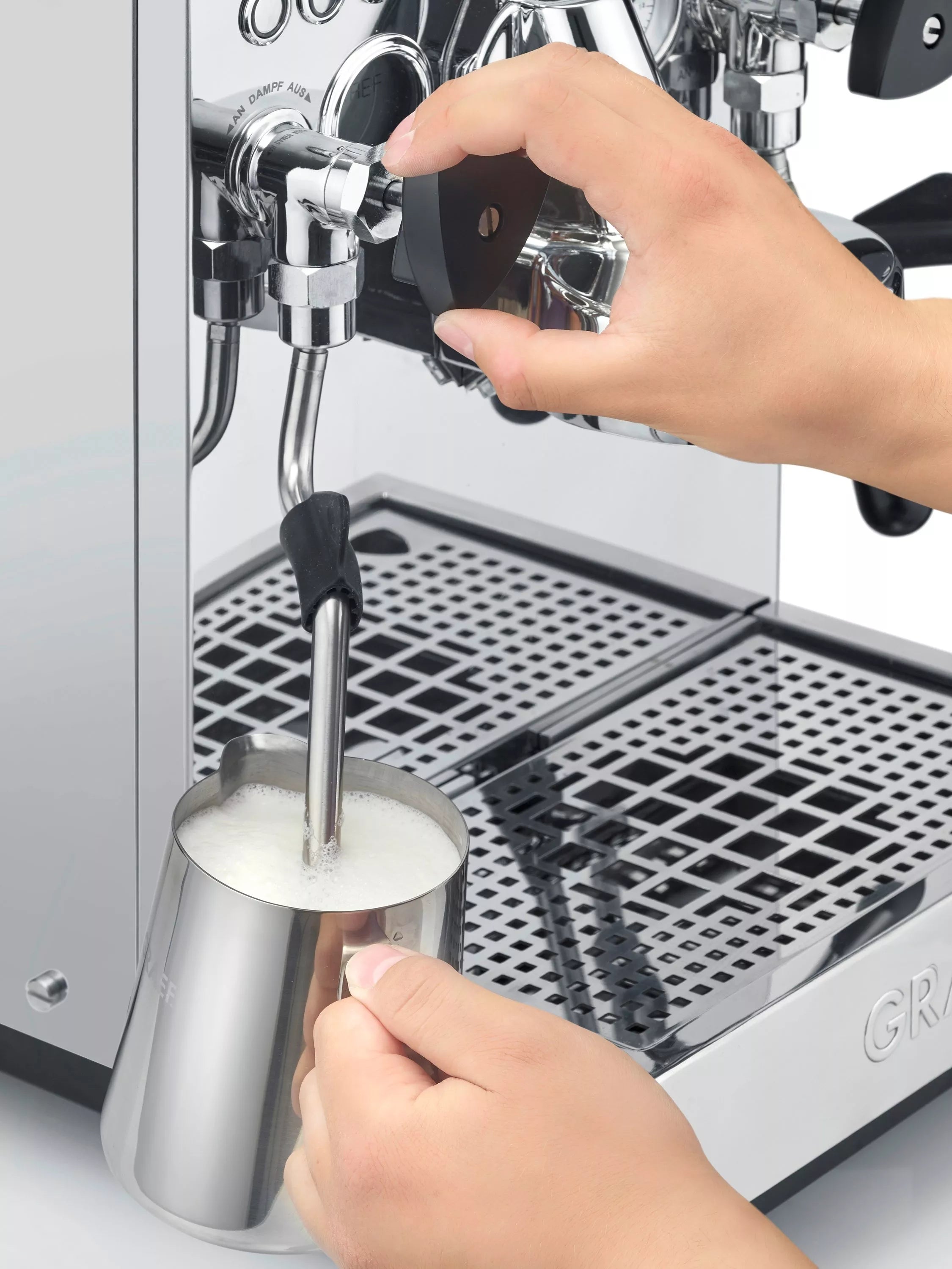 Graef Estessa espresso machine stainless steel (British brand)