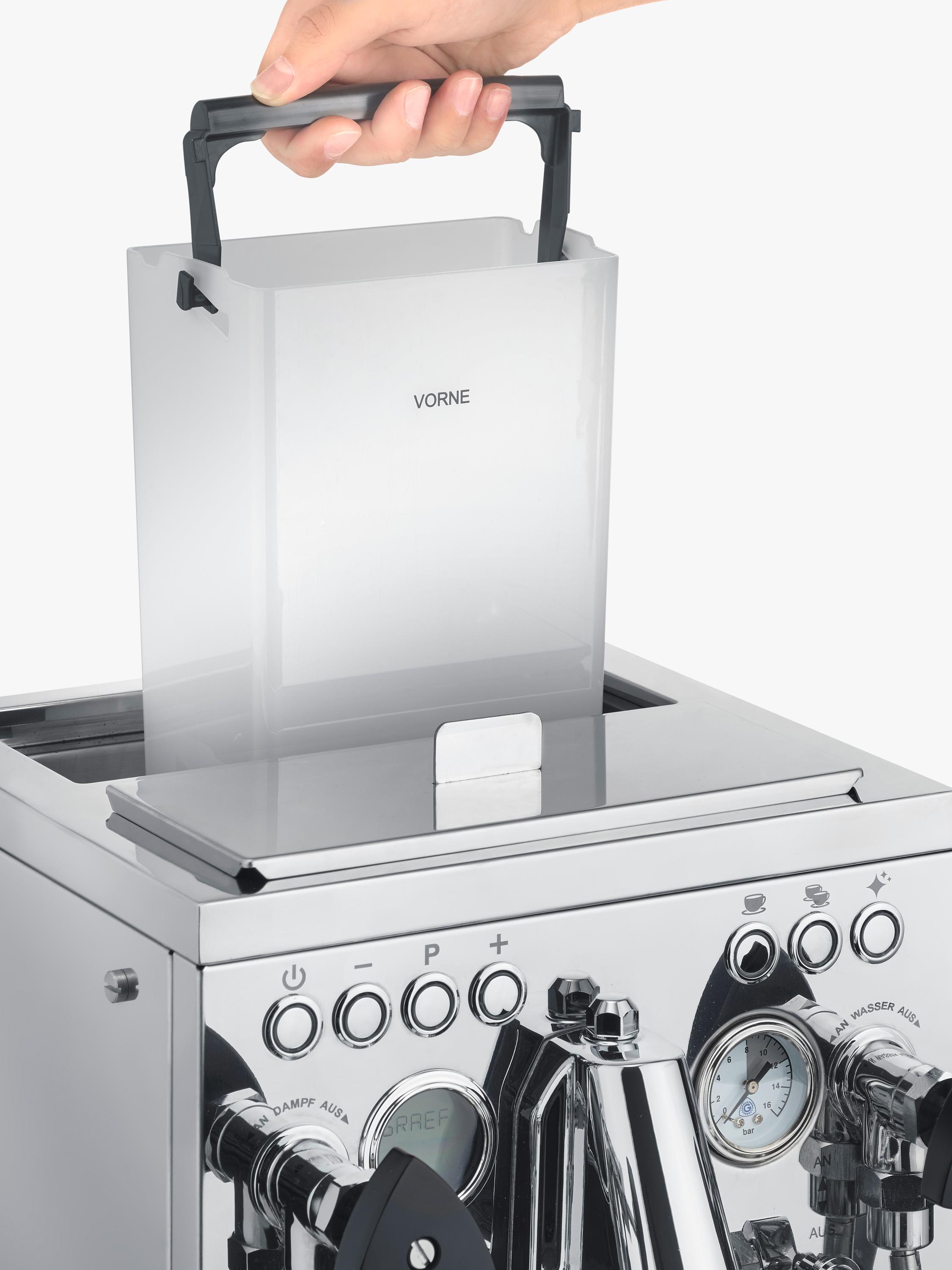 Graef Estessa espresso machine stainless steel (British brand)