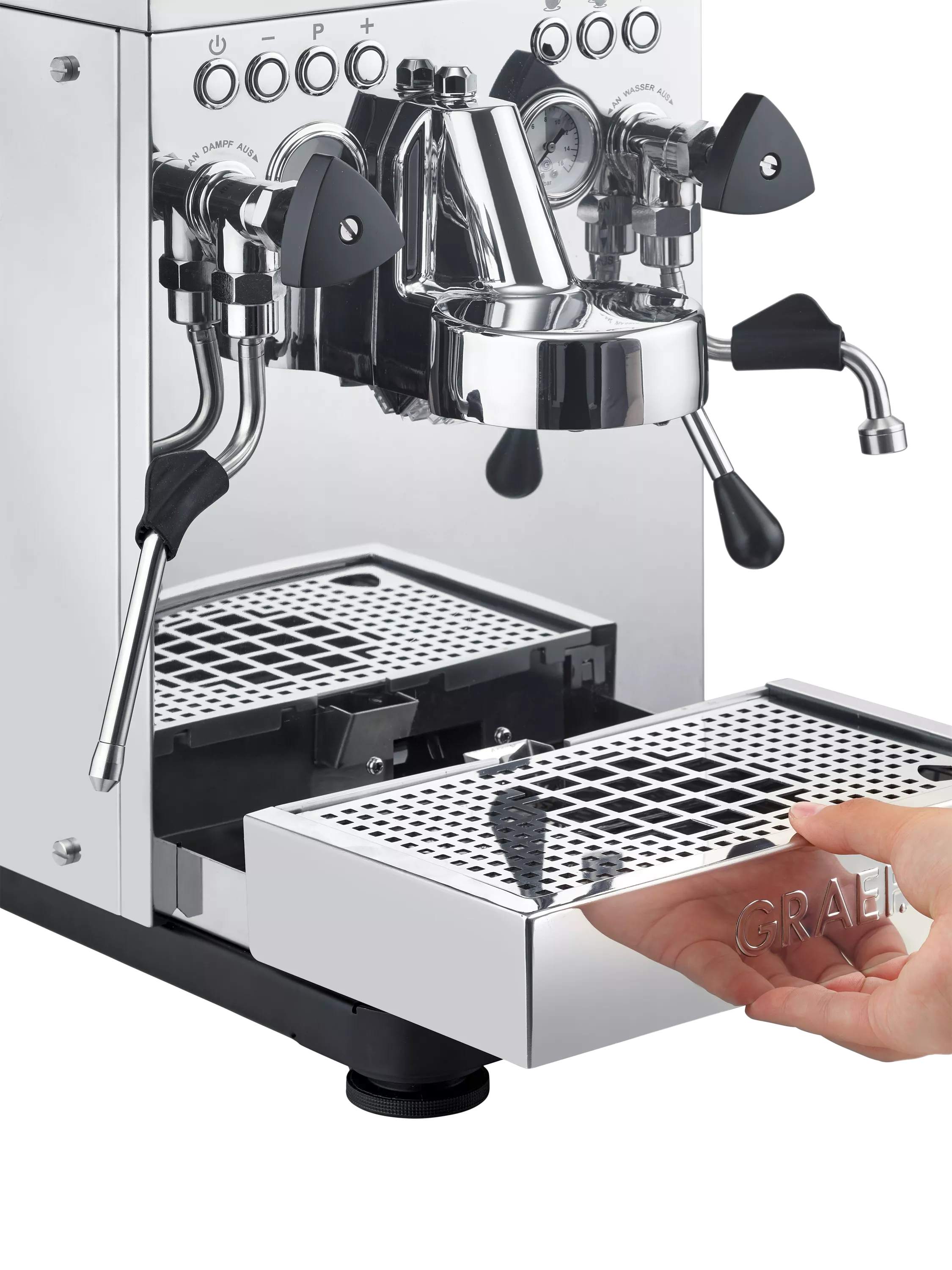 Graef Estessa espresso machine stainless steel (British brand)