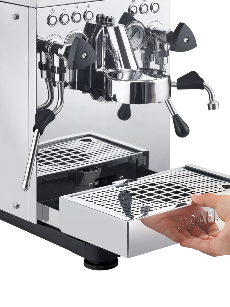 Graef Estessa espresso machine stainless steel (British brand)