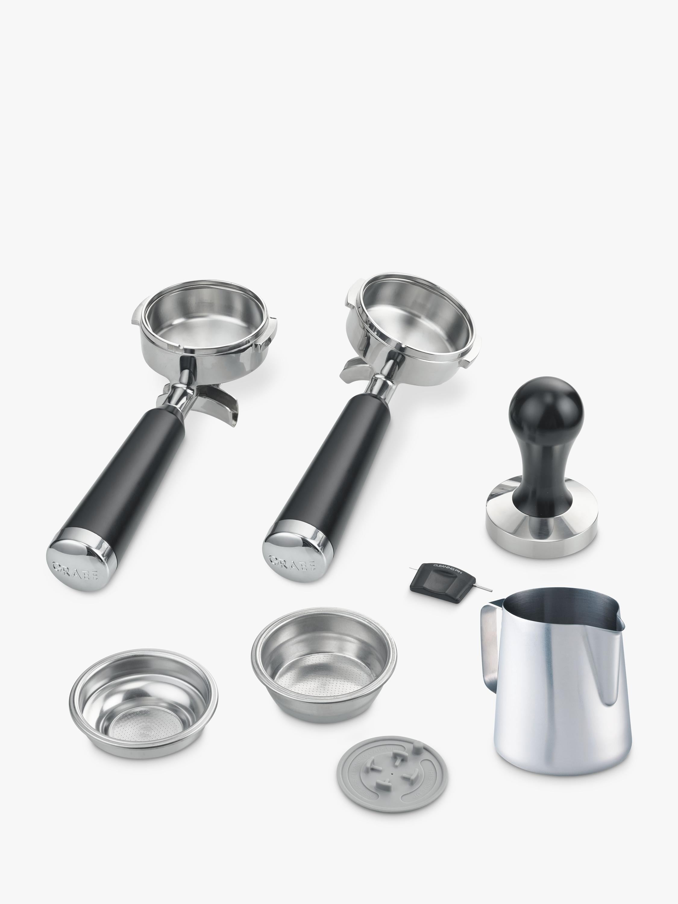 Graef Estessa espresso machine stainless steel (British brand)