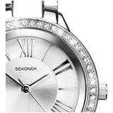 Sekonda ladies silver bracelet watch 15mm (British brand)