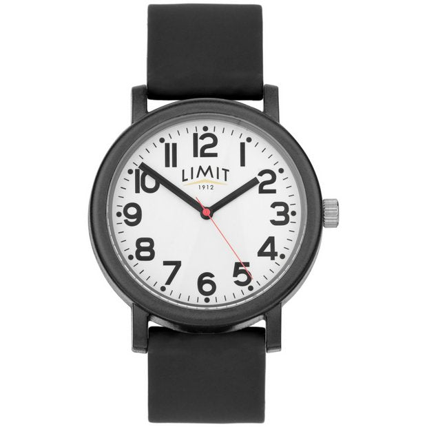 Limit Easy Read watch black silicone strap 41mm imported from the UK