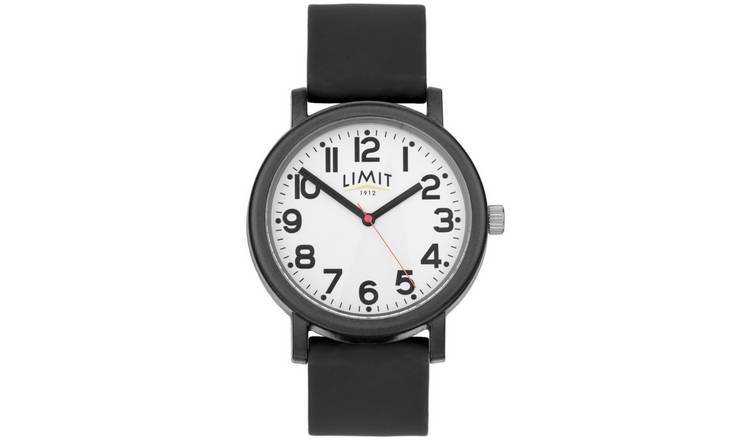 Limit Easy Read watch black silicone strap 41mm imported from the UK