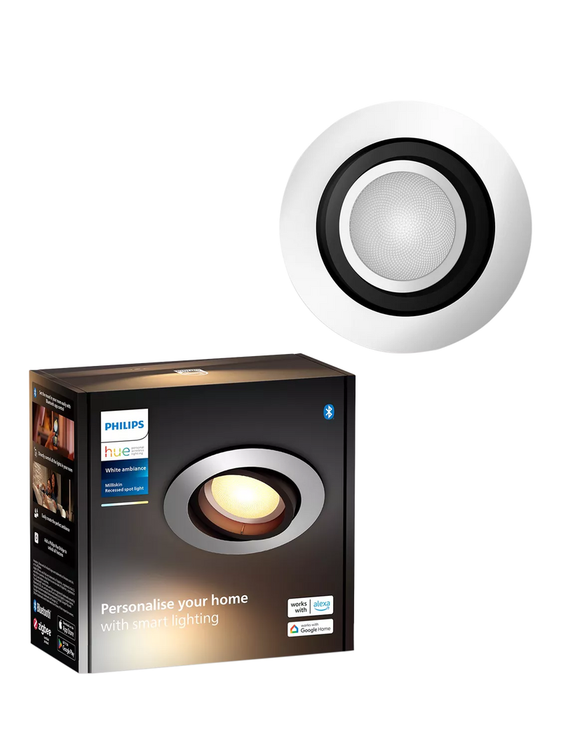 Philips Hue White Ambiance Milliskin recessed spotlight 5W, imported from the UK