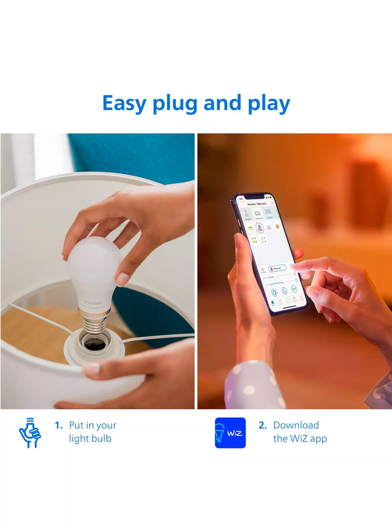 Philips smart LED bulb tunable white pack of 2 - British product