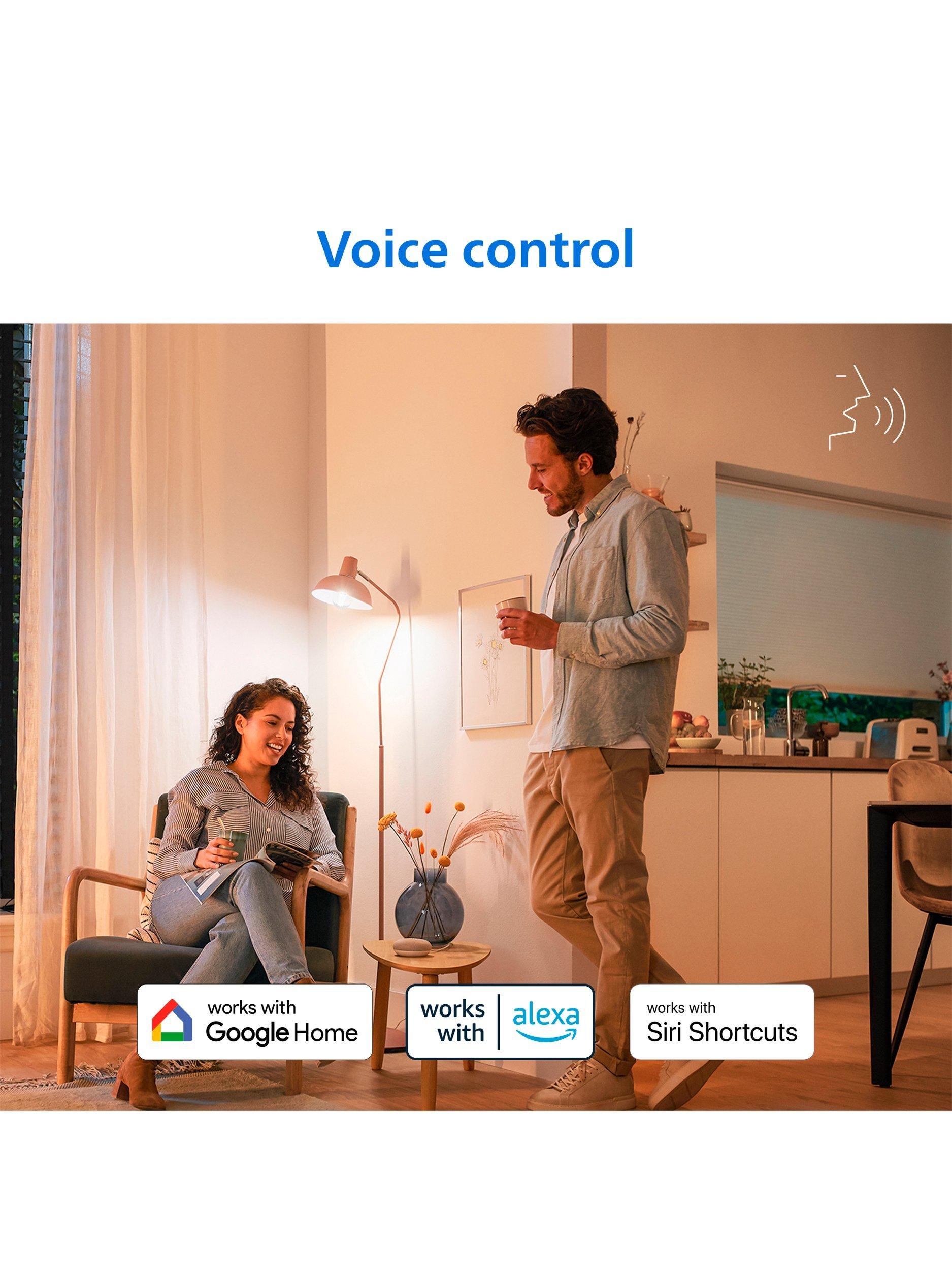 Philips smart LED bulb tunable white pack of 2 - British product