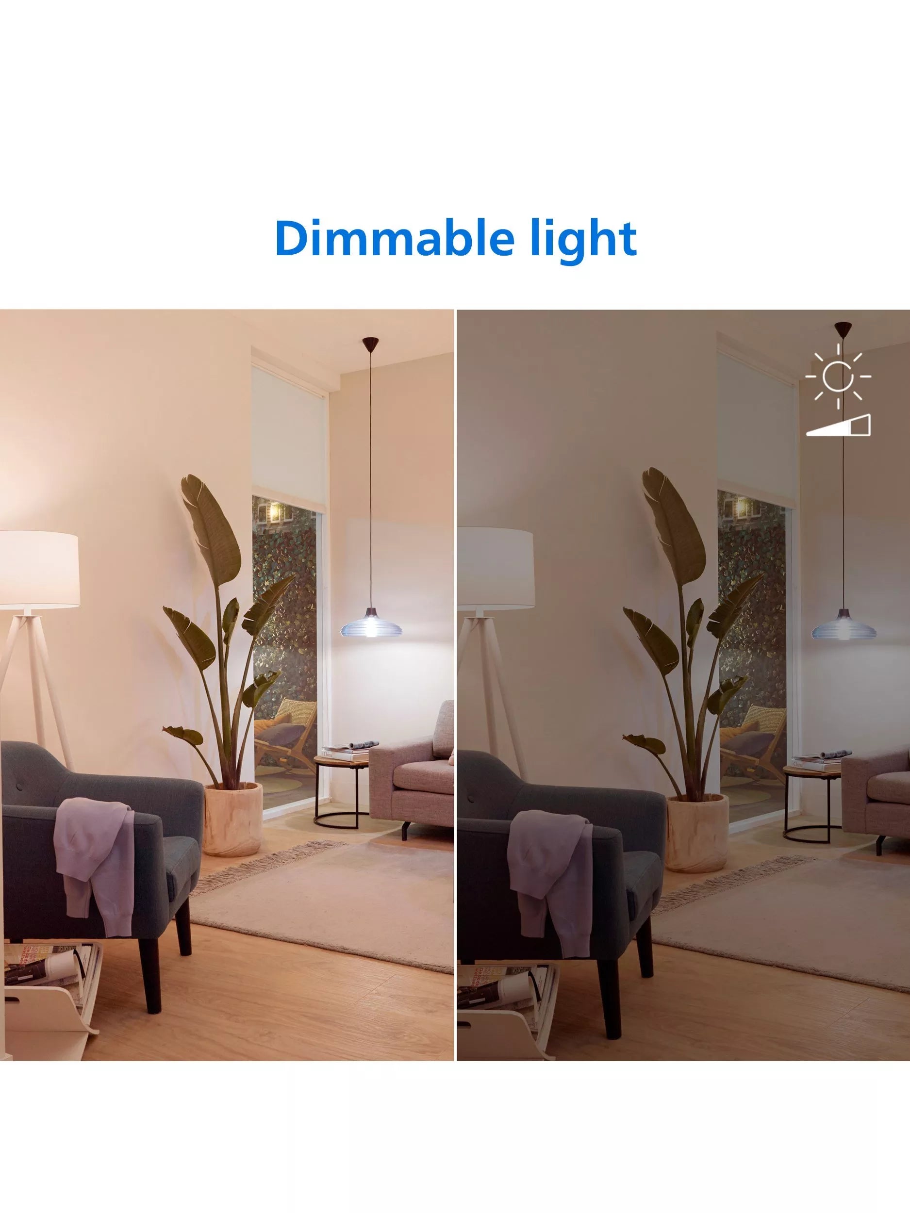 Philips smart LED bulb tunable white pack of 2 - British product
