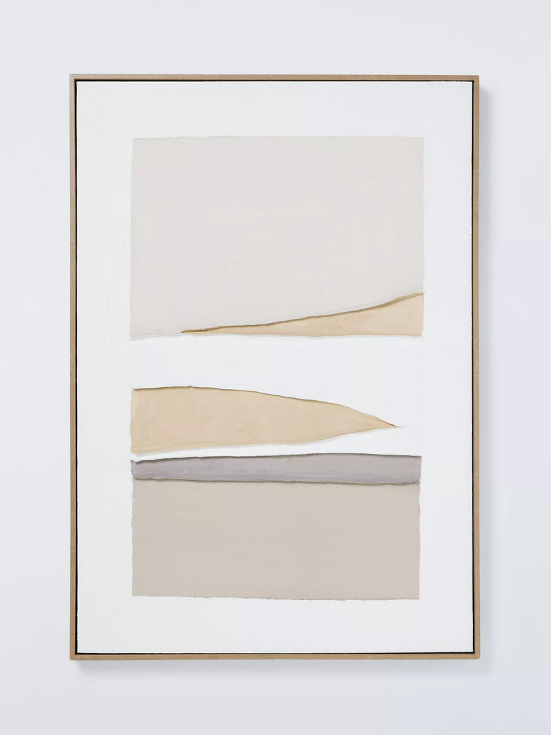 John Lewis hand painted 3D abstract canvas 98x138cm, imported from the UK