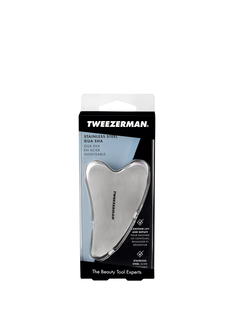 Tweezerman stainless steel gua sha - British product