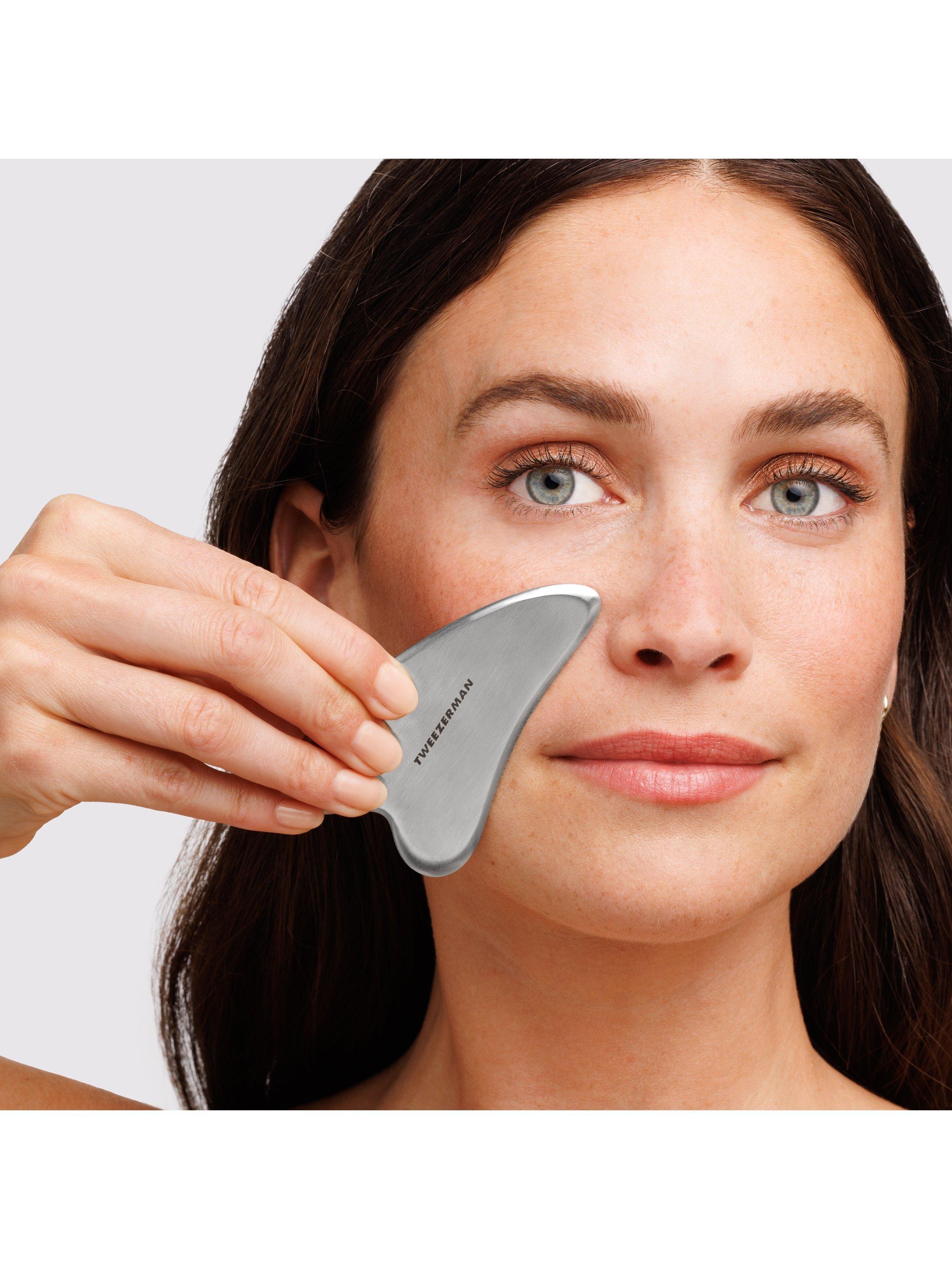 Tweezerman stainless steel gua sha - British product