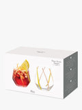 Anton Studio Designs Rio striped glass tumblers 450ml set of 2 - British product