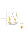 Anton Studio Designs Rio striped glass tumblers 450ml set of 2 - British product