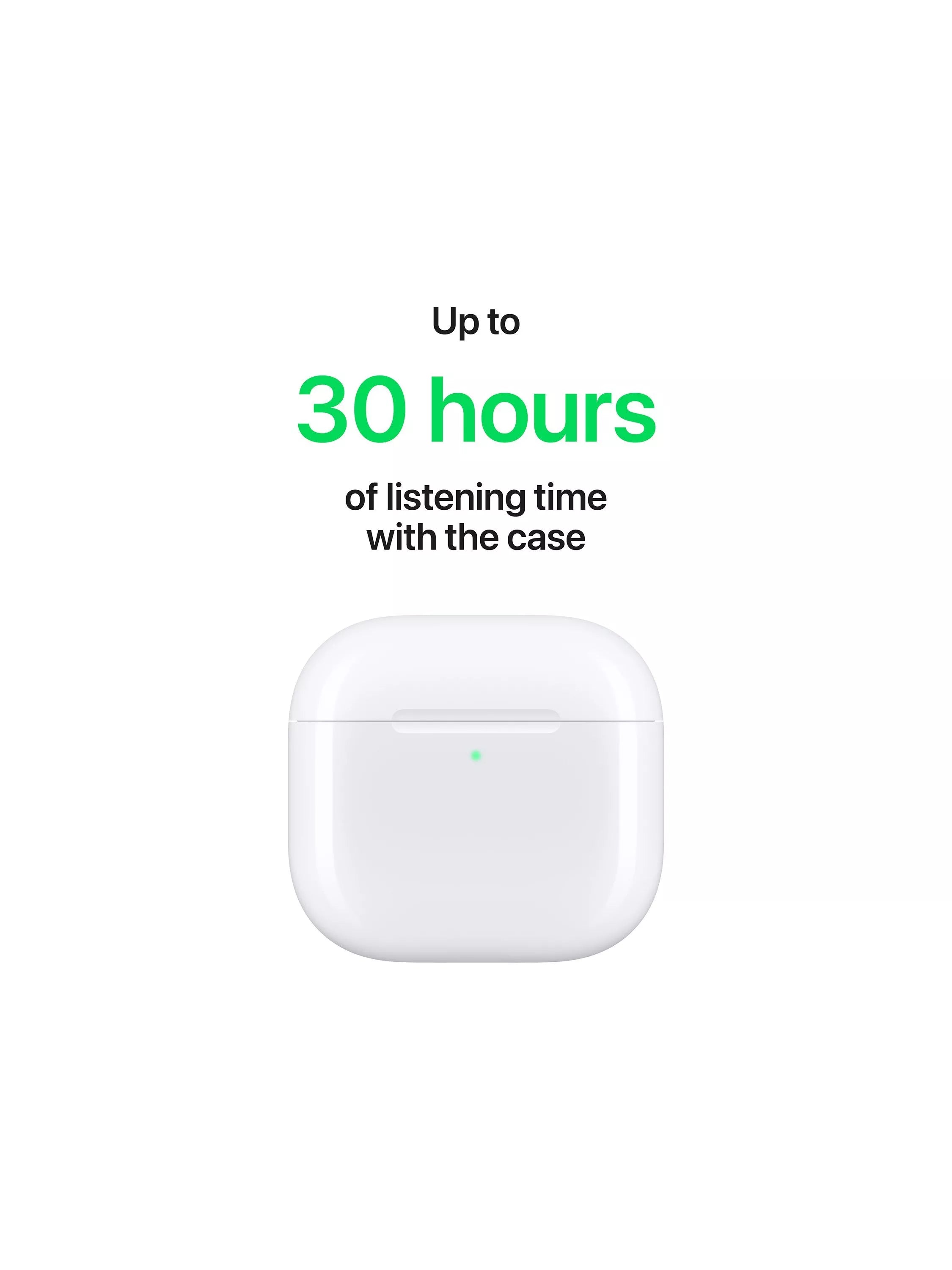 Apple AirPods 4 wireless earbuds USB-C case (British brand)