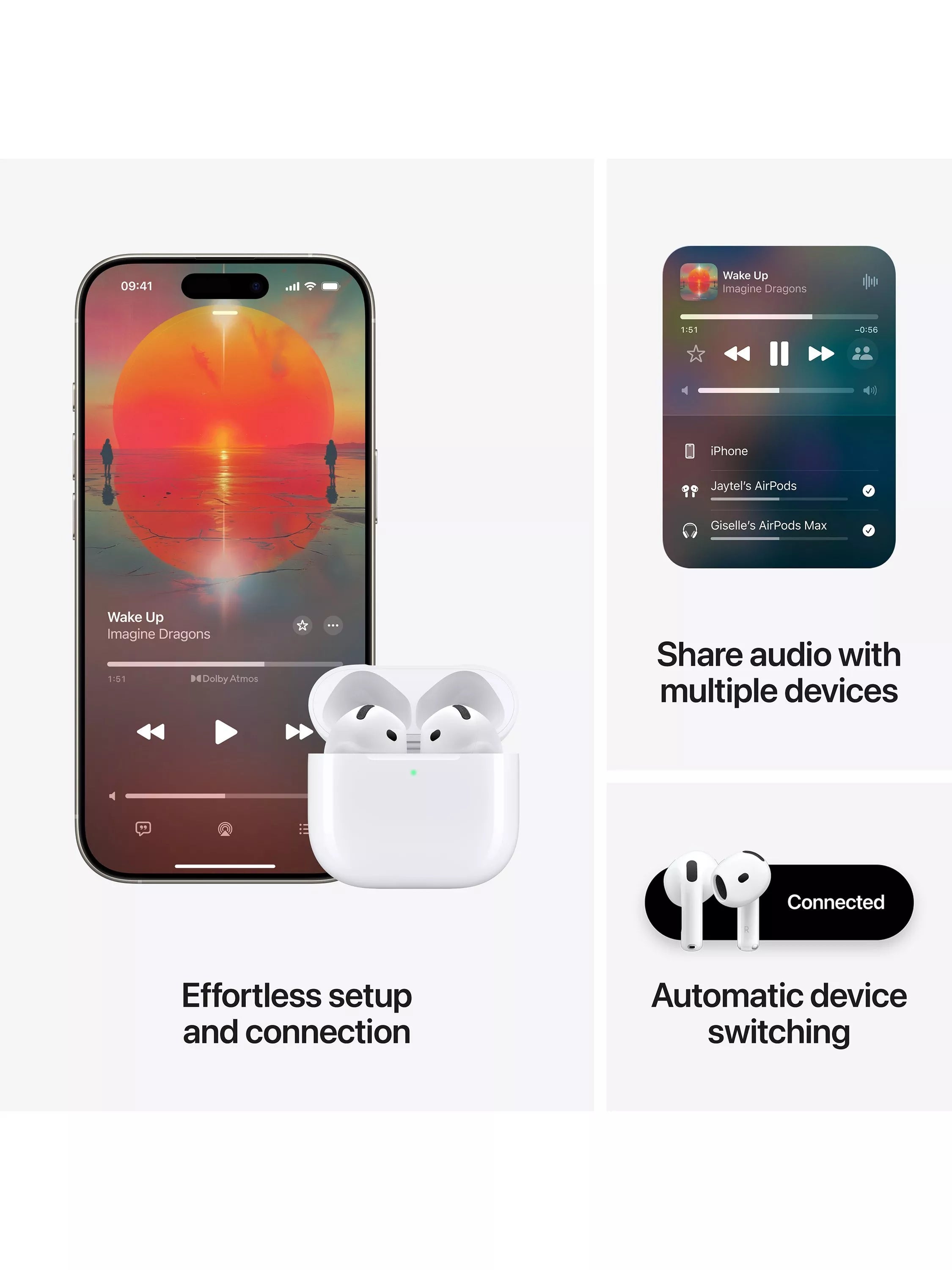 Apple AirPods 4 wireless earbuds USB-C case (British brand)