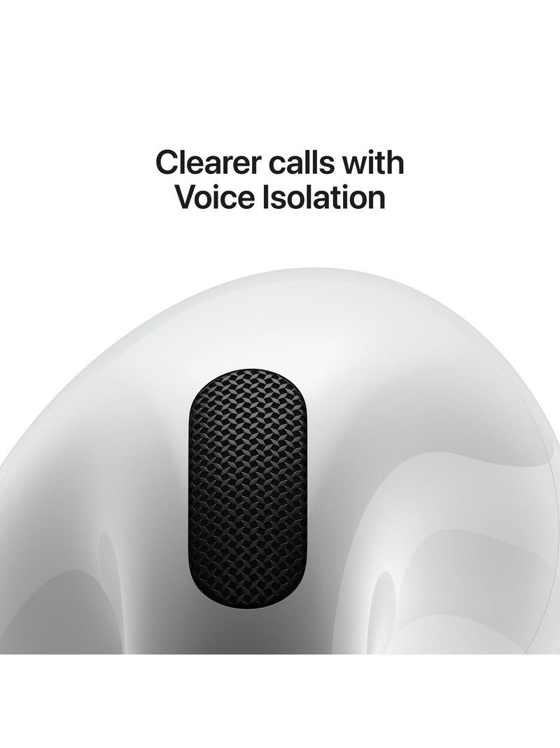 Apple AirPods 4th generation wireless earbuds with Active Noise Cancellation, imported from the UK