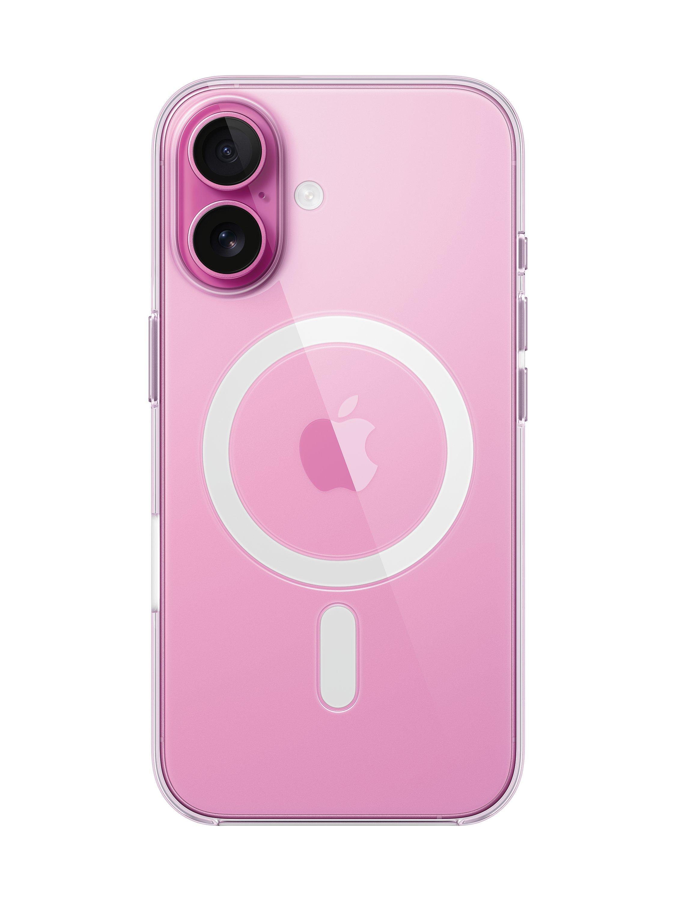 Apple iPhone 16 clear case with MagSafe, UK version