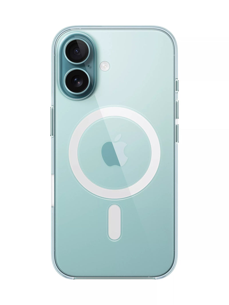 Apple iPhone 16 clear case with MagSafe, UK version