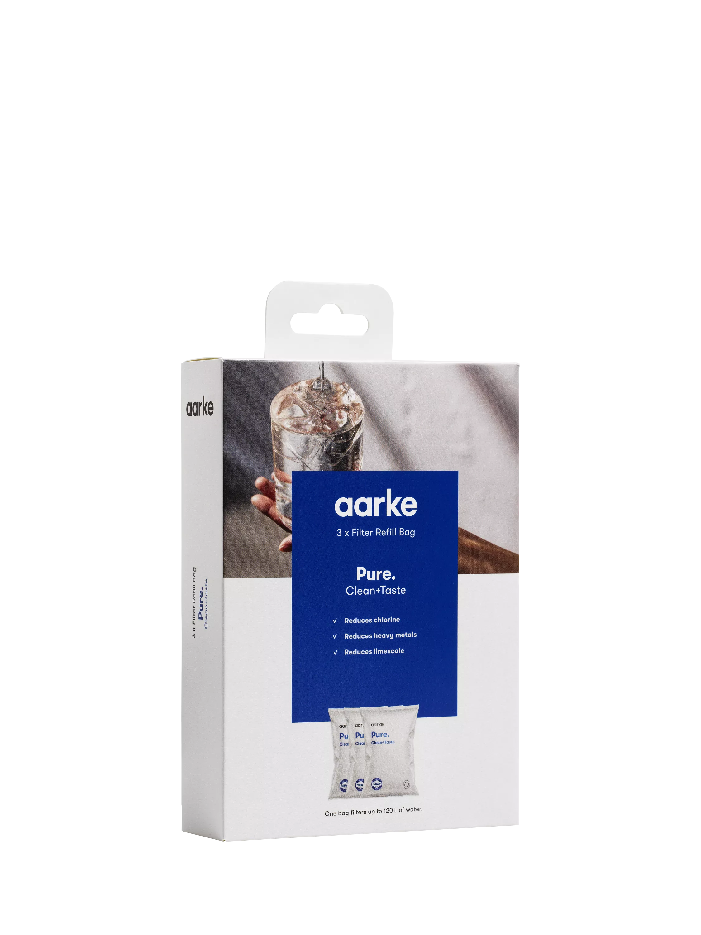 Aarke water filter refill granules pack of 3 - British product