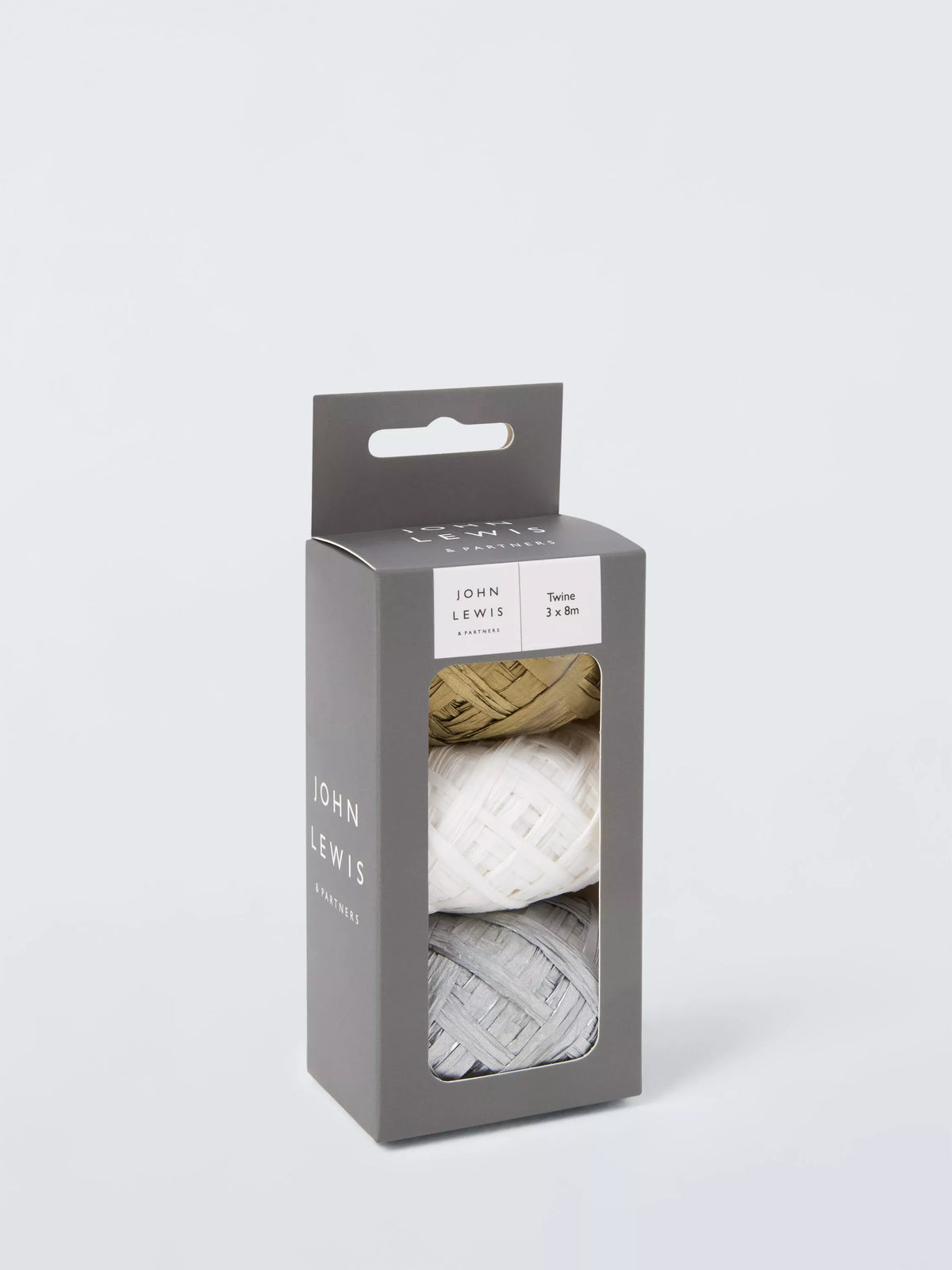 John Lewis Gift Raffia pack of 3 ribbons, UK version