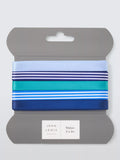 John Lewis plain and stripe gift ribbons pack of 5 2m - British product