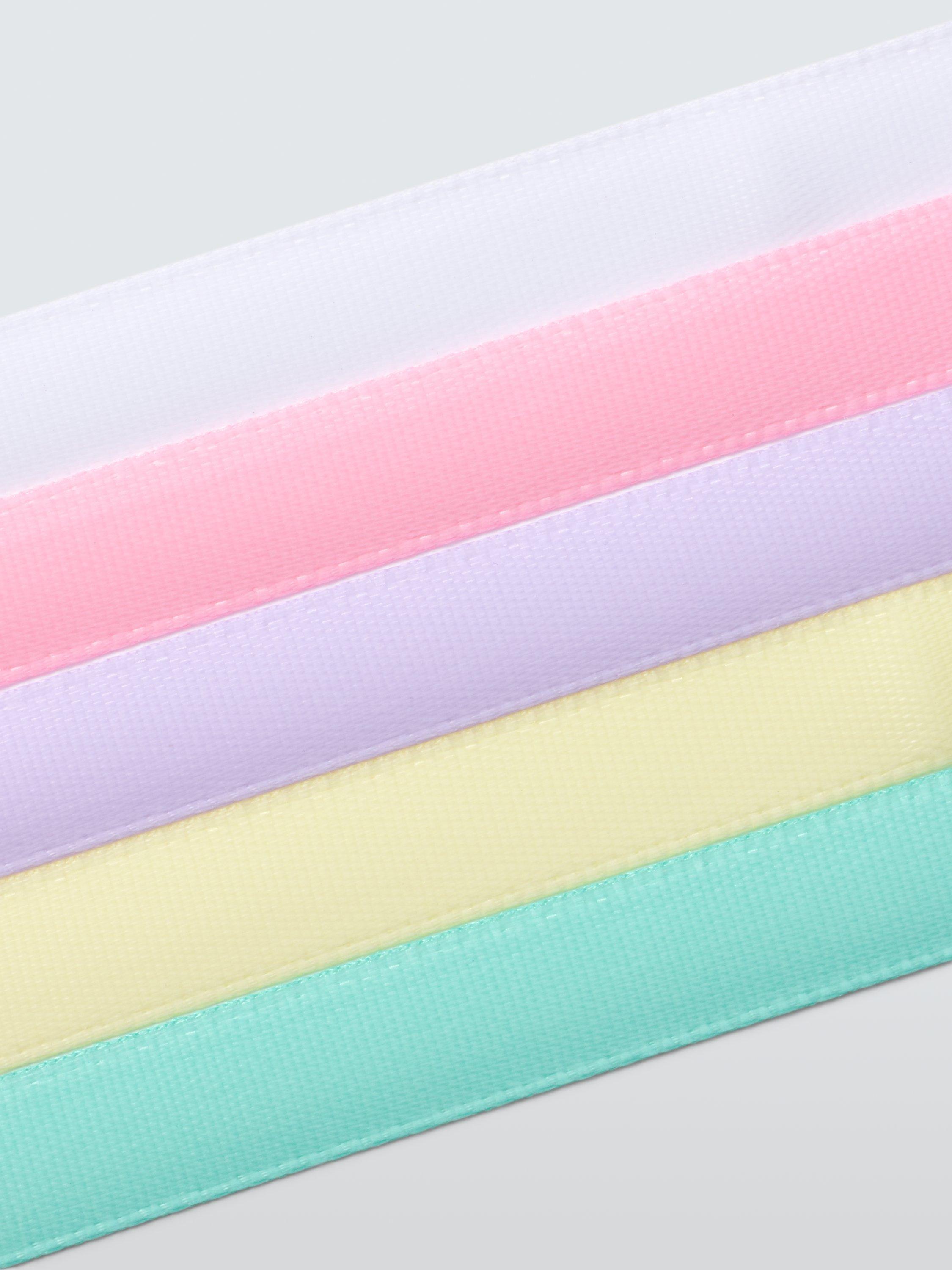 John Lewis 5 pastel ribbons 2m each, imported from the UK