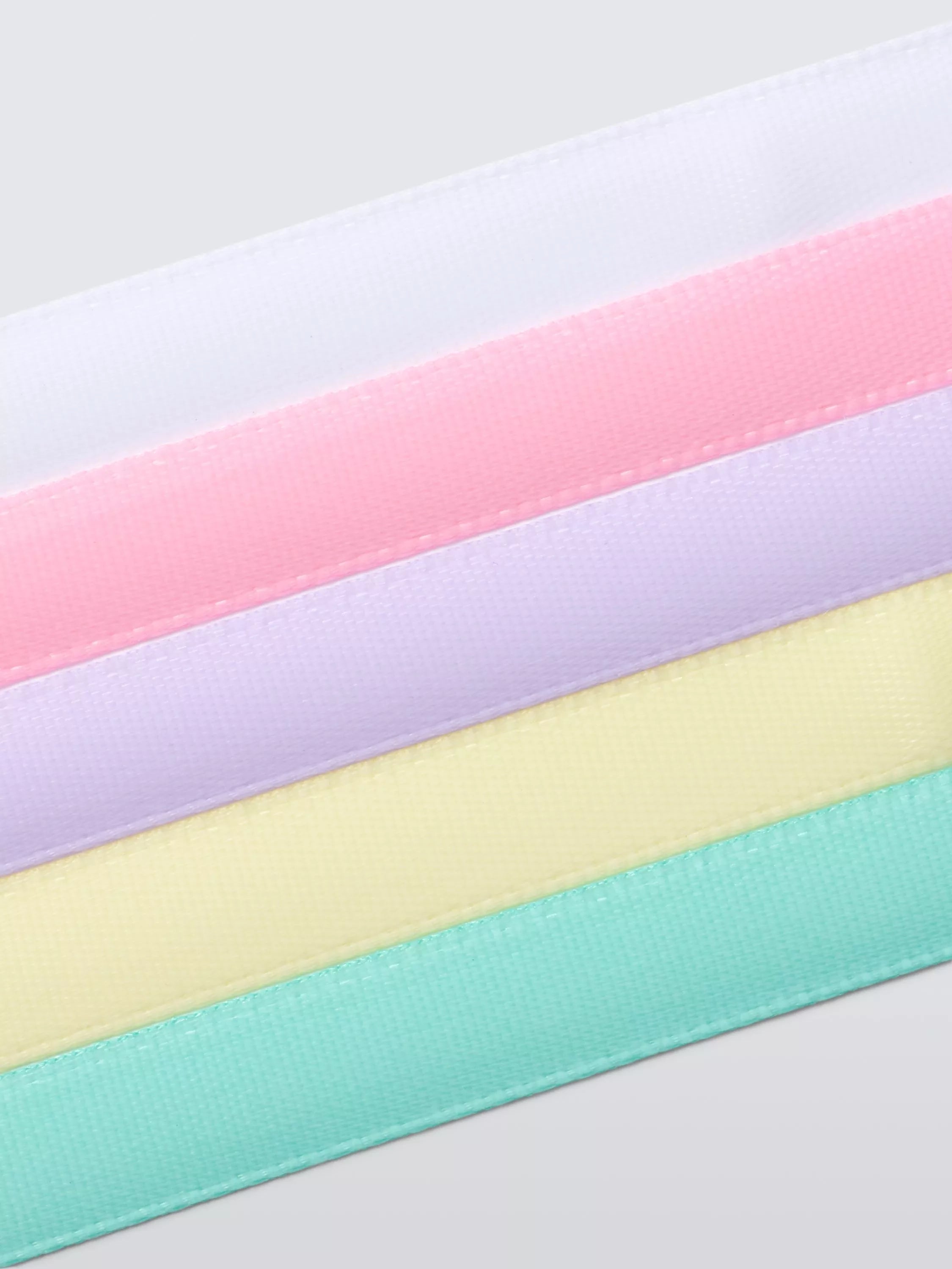 John Lewis 5 pastel ribbons 2m each, imported from the UK