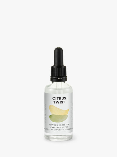 Syrlige sitron- og bitre lime-smaksdråper for kullsyreholdig vann 50 ml