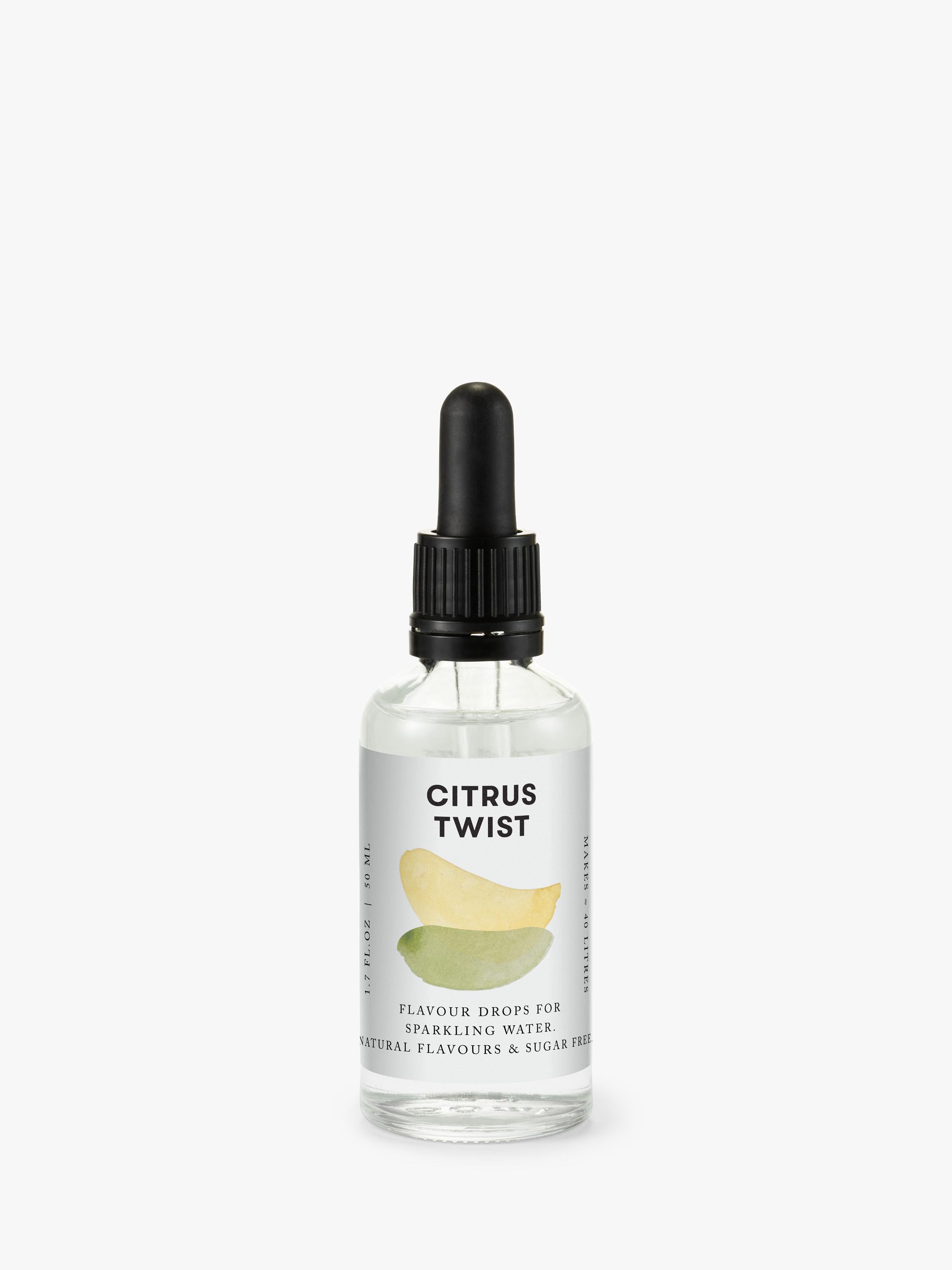 Tangy Lemon and Bitter Lime Flavour Drops for Sparkling Water 50ml