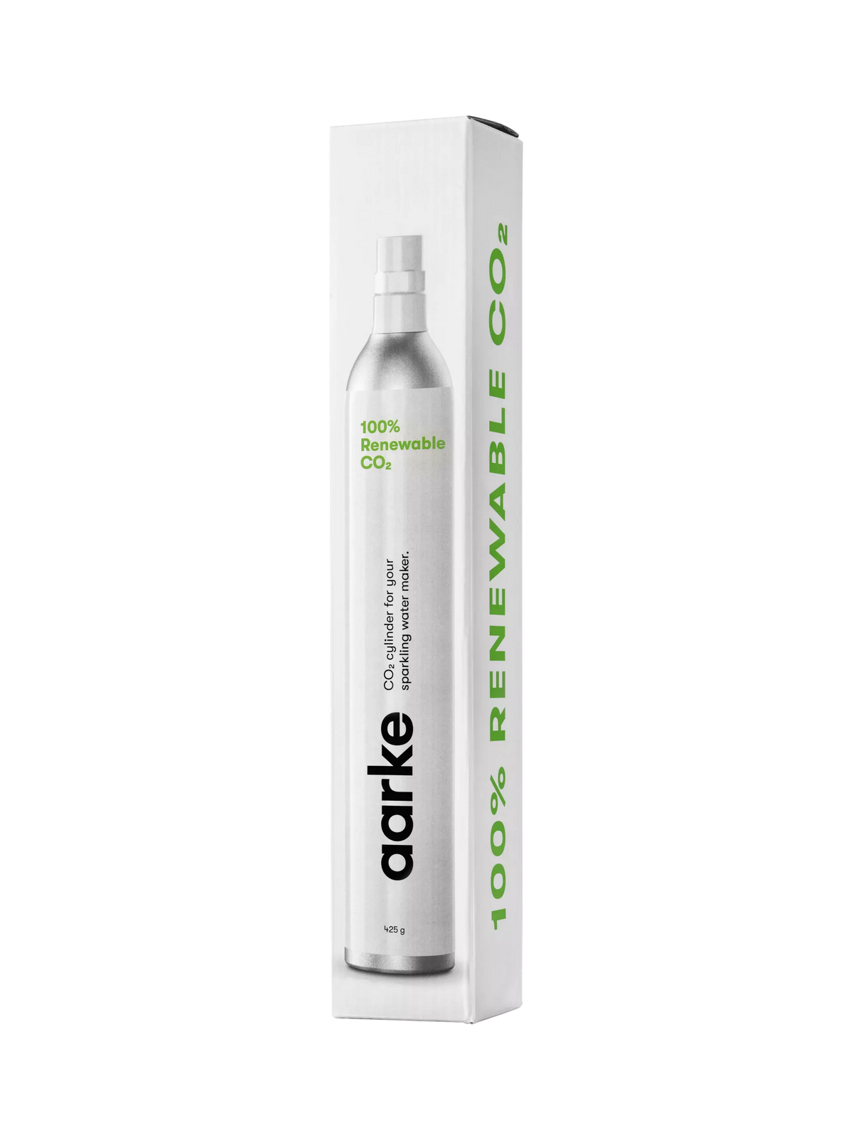 Aarke renewable CO2 gas cartridge for soda makers, UK version